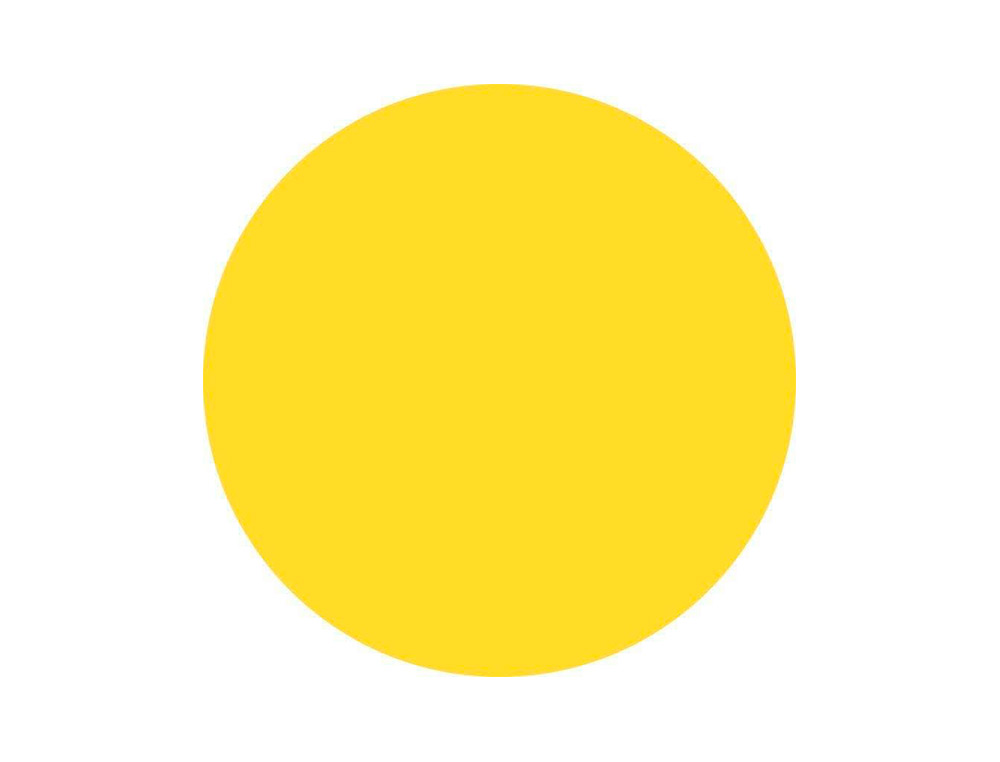 ETIQUETAS ESCOLAR LIDERPAPEL AUTOADESIVAS CIRCULOS 10,5 MM AMARELO ROLO DE 6000 UNIDADES EM CAIXA DE CARTAO