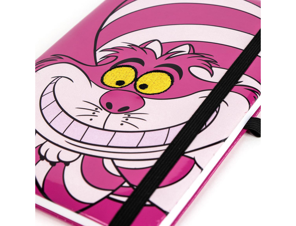 CADERNO DE NOTAS CERDA PREMIUM DISNEY ALICE COM ELASTICO DIN A5