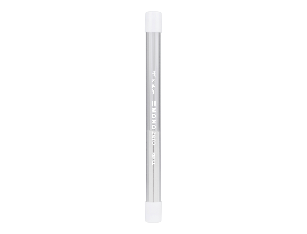 PORTAGOMAS TOMBOW MONO ZERO CON CLIP GOMA RECTANGULAR 2,5MM X 5MM+ 2 RECAMBIOS