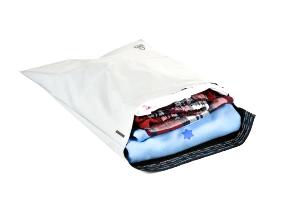 ENVELOPE Q-CONNECT DE PLASTICO BOLSA PARA ENVIOS 100% RECICLADAS COM AUTOFECHO COR BRANCO 230X325 MM