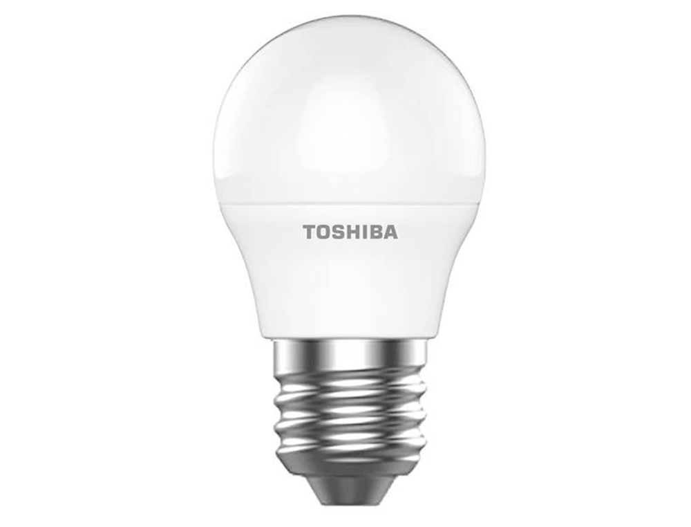 LAMPADA LED TOSHIBA ESSENTIAL G45 E27 4.7W LUZ QUENTE 2700K