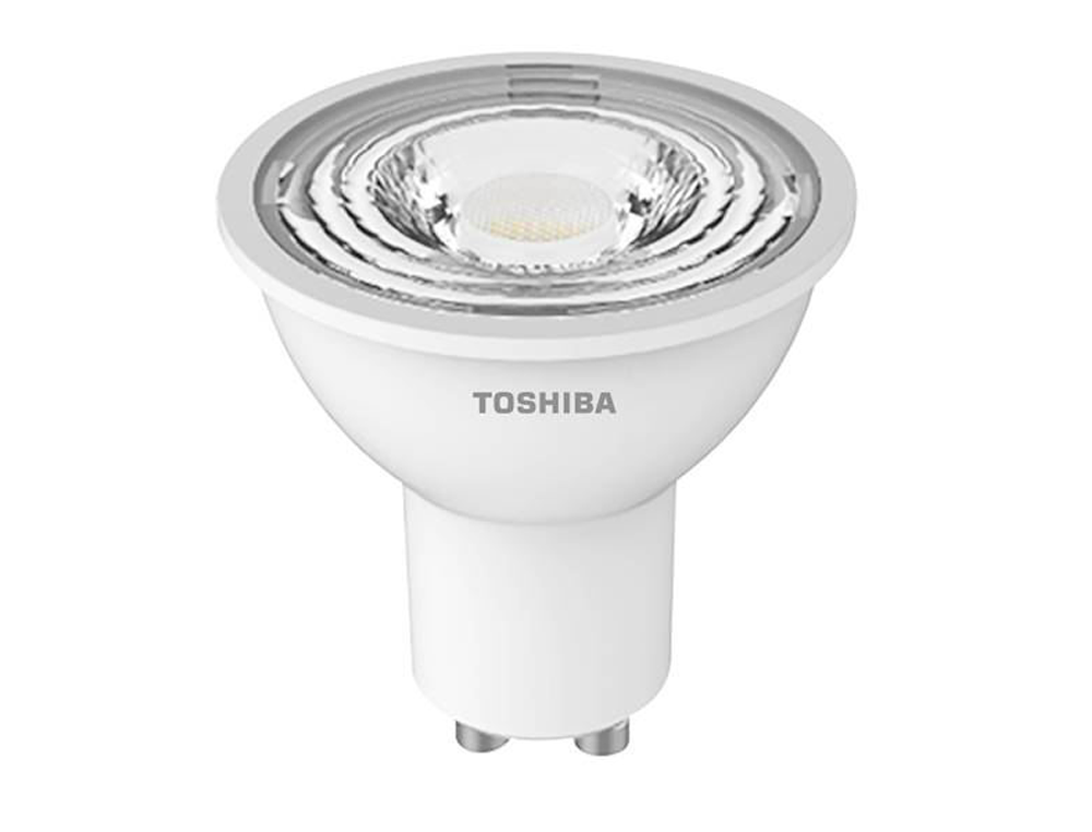 FOCO LED TOSHIBA ESSENTIAL GU10 5.5W LUZ QUENTE 2700K