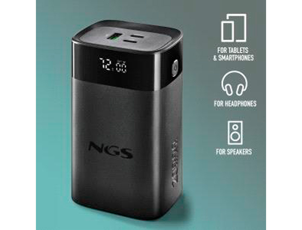 BATERIA EXTERNA PORTATIL NGS CARREGAMENTO RAPIDO DE 65 W