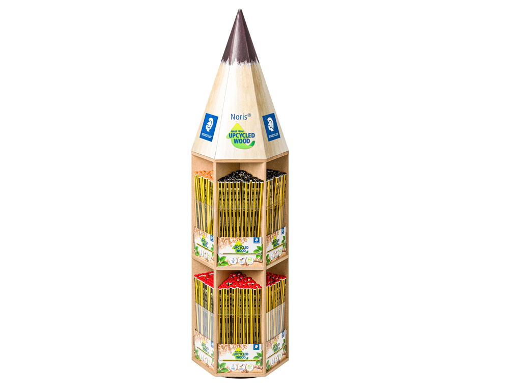 LAPIS DE GRAFITE STAEDTLER NORIS 120 EXPOSITOR GIRATORIO FORMA LAPIS DE 48 DUZIAS GRADUACOES SORTIDAS