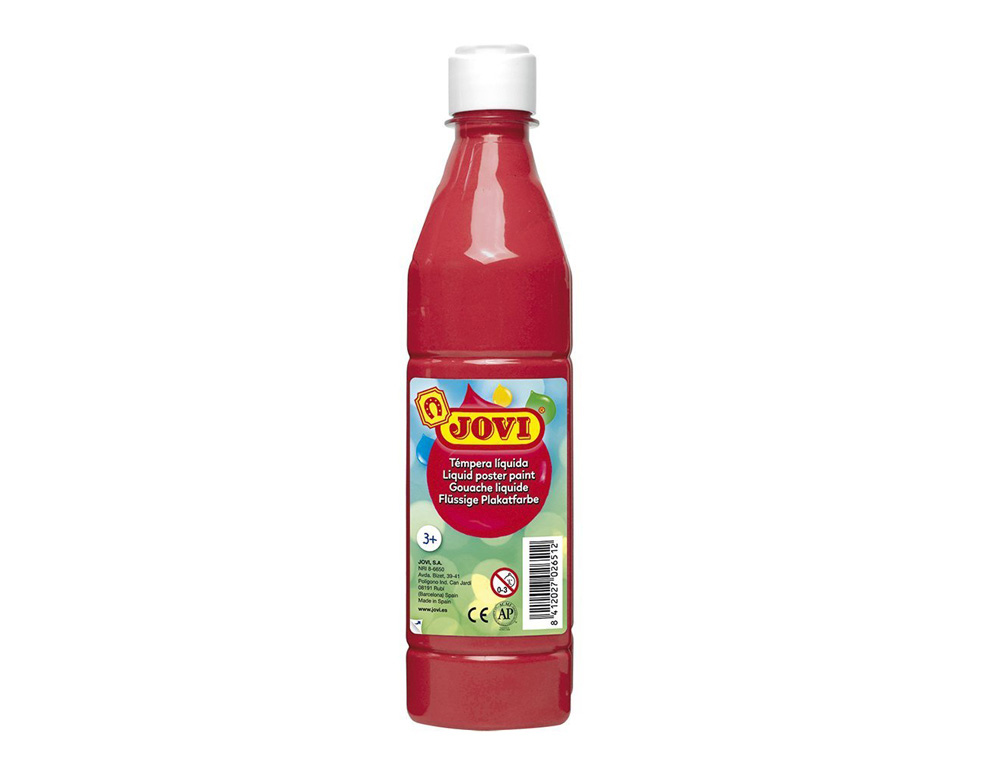 GUACHE LIQUIDO JOVI 500 ML VERMELHAO