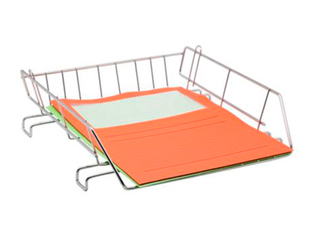 TABULEIRO Q-CONNECT GIRATORIO METALICO CROMADO, DE 3 TABULEIROS