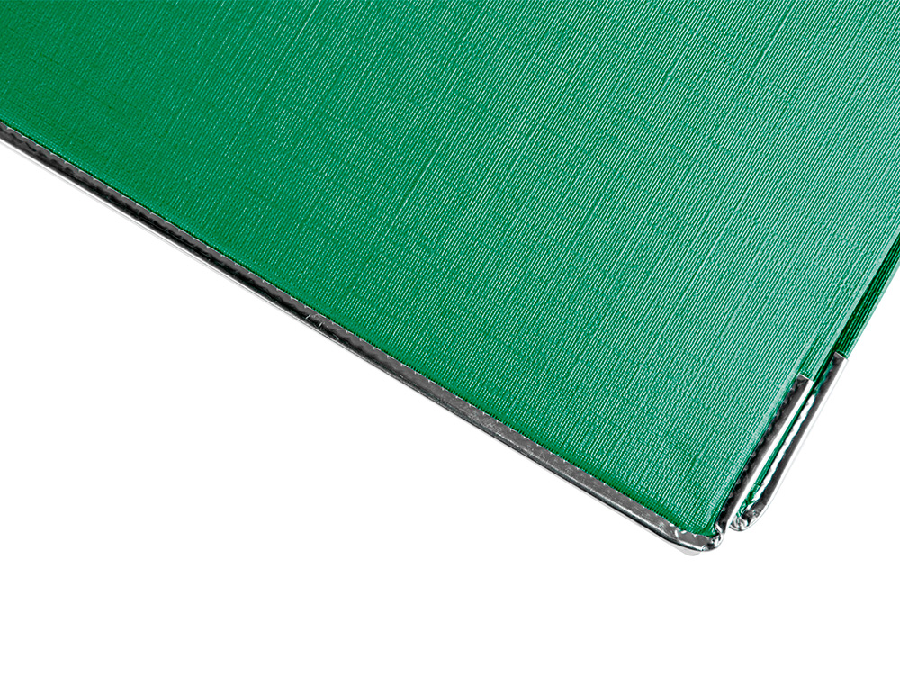PASTA DE ARQUIVO DE ALAVANCA LIDERPAPEL DOCUMENTA PVC FOLIO LOMBADA 75 MM VERDE