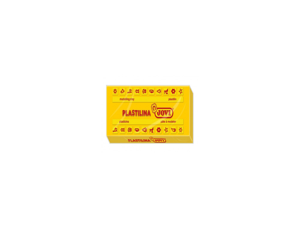 PLASTICINA JOVI 72 350 GR AMARELA ESCURO