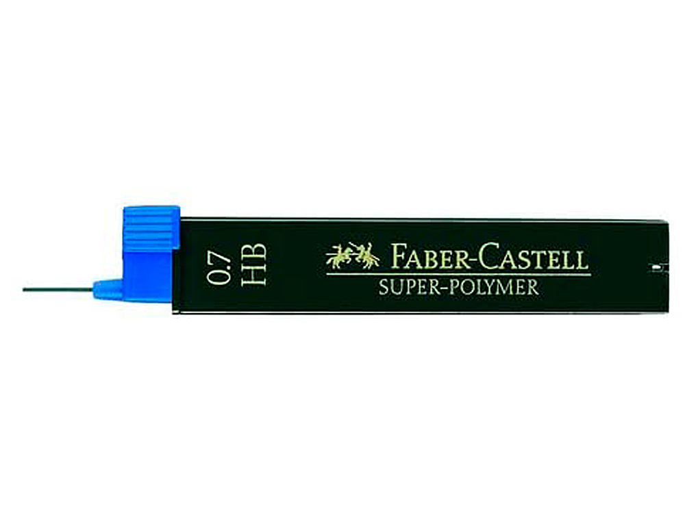 MINAS FABER GRAFITE 9067 0,7 MM HB - ESTOJO DE 12 MINAS