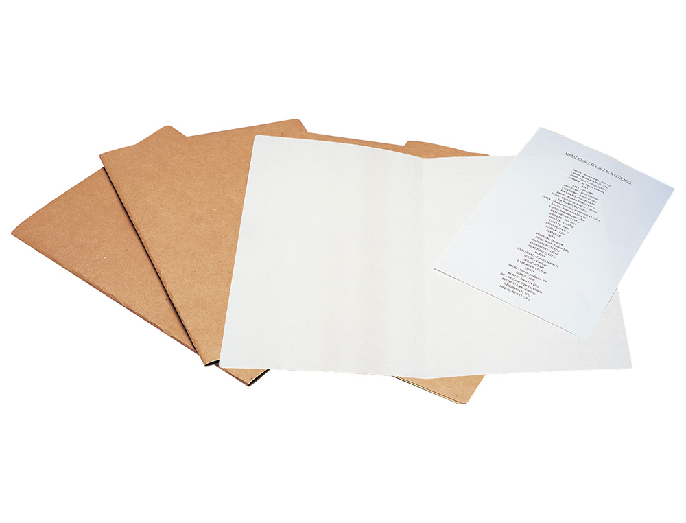 CLASSIFICADOR LIDERPAPEL KRAFT, TAM A4 315 X 235 MM COM BRANCO INTENSO