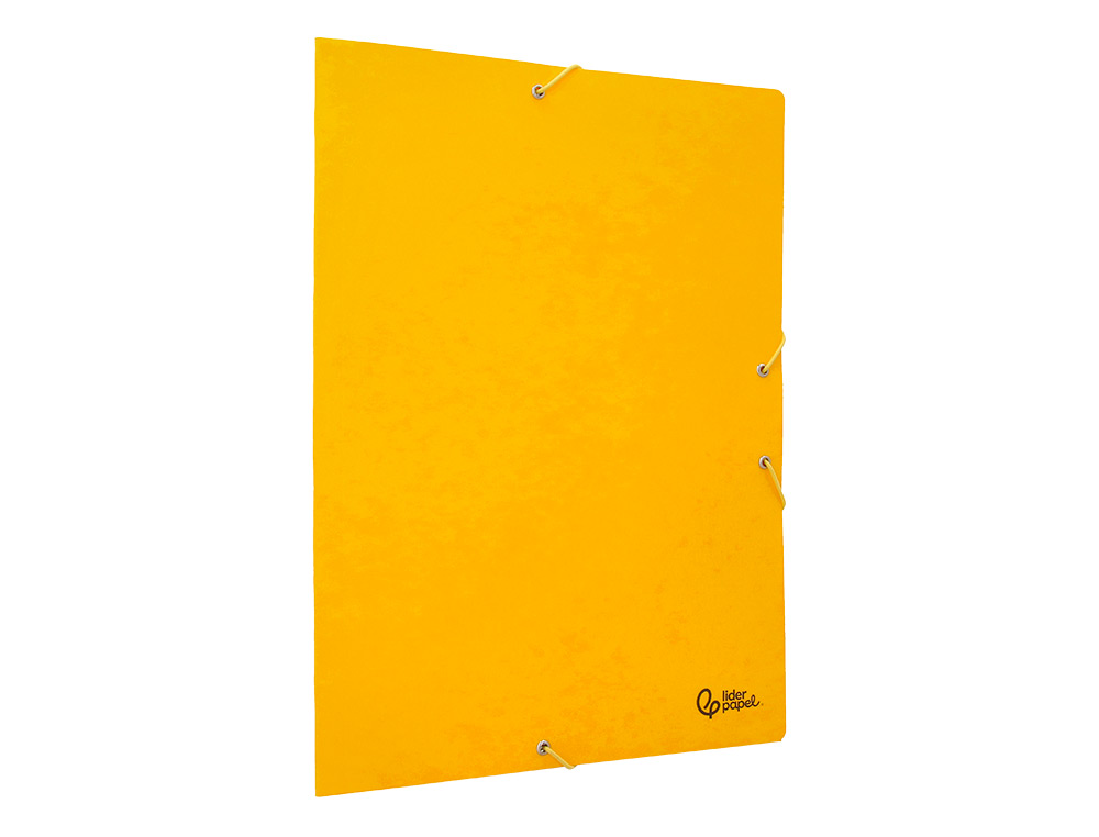 PASTA DE ELASTICOS LIDERPAPEL FOLIO AMARELA