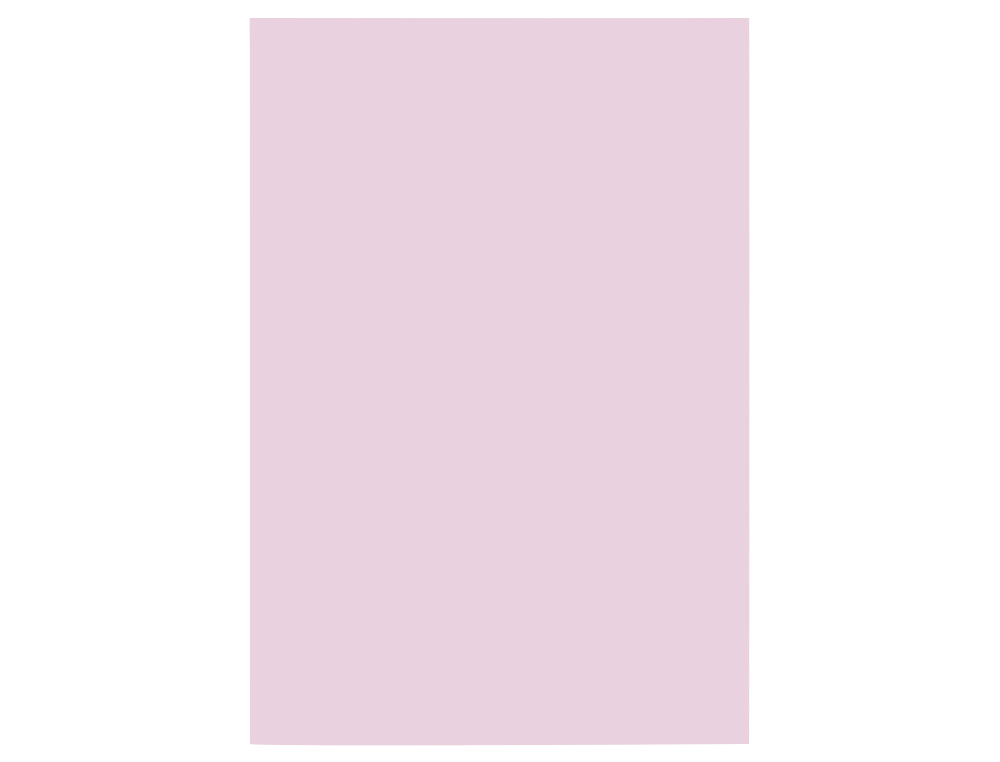 CARTOLINA LIDERPAPEL DIN A4 180 GR ROSA PACK DE 100 UNIDADES