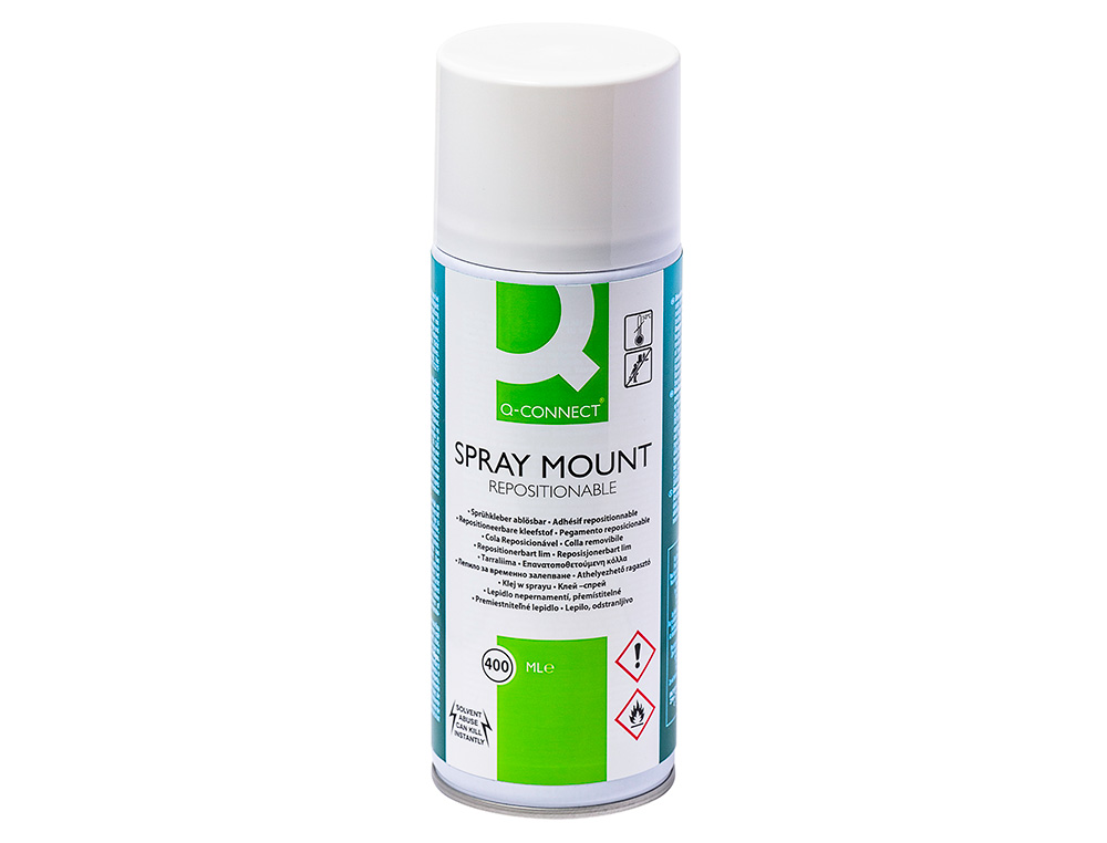 COLA SPRAY ADESIVA Q-CONNECT PACK DE 400 ML