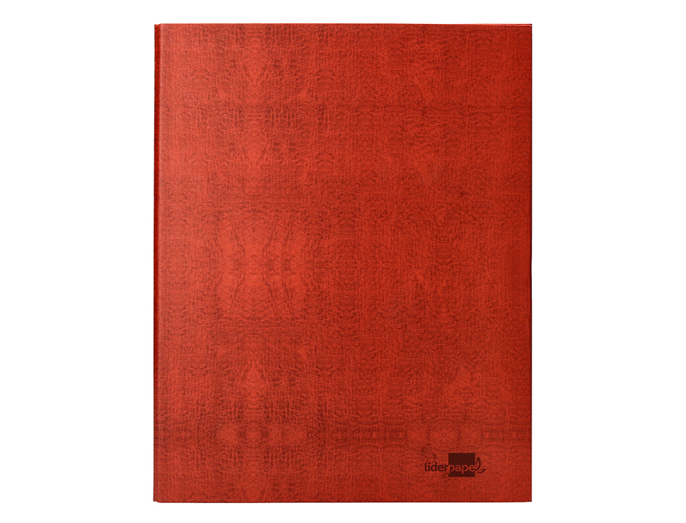 PASTA LIDERPAPEL DE ANEIS CARTAO FORRADO COURO FOLIO NATURAL LOMBADA 55 MM 2 ANEIS