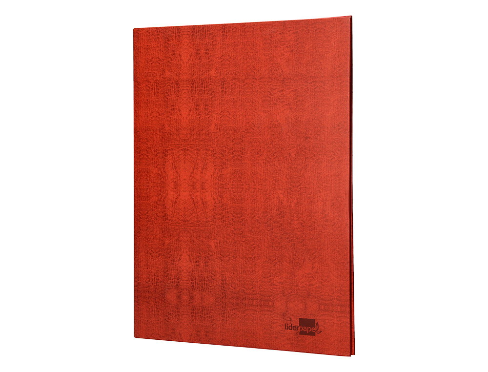 PASTA LIDERPAPEL DE ANEIS CARTAO FORRADO COURO FOLIO NATURAL LOMBADA 55 MM 2 ANEIS