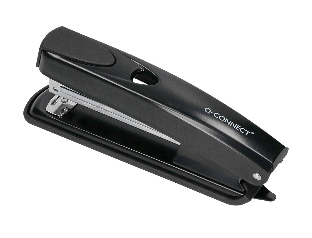 AGRAFADOR Q-CONNECT METALICO PRETO CAPACIDADE 20 FOLHAS