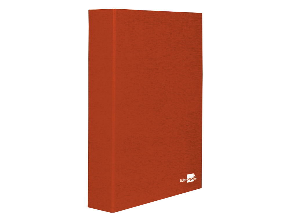 CAPA LIDERPAPEL PAPER COAT 4 ANEIS 25 MM FORRO PVC FOLIO VERMELHO