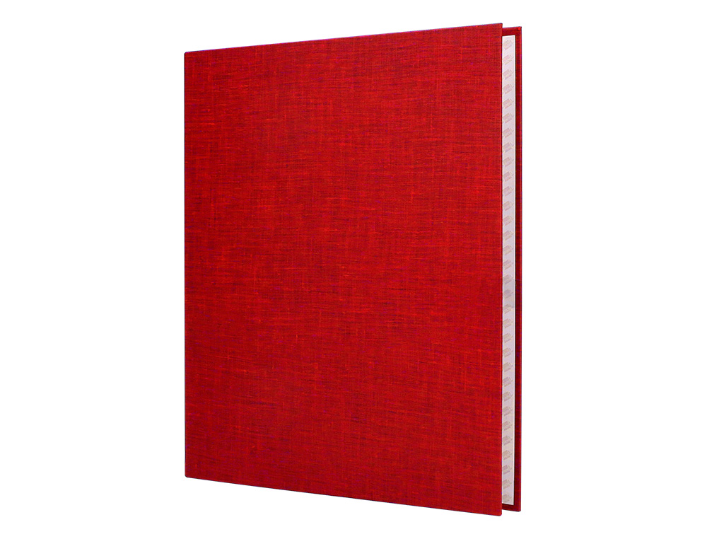 CAPA LIDERPAPEL PAPER COAT 4 ANEIS 25 MM FORRO PVC FOLIO VERMELHO