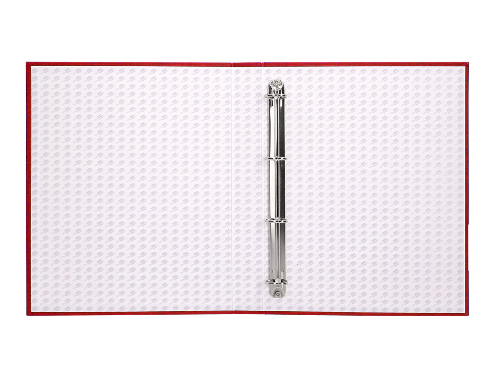 CAPA LIDERPAPEL PAPER COAT 4 ANEIS 25 MM FORRO PVC FOLIO VERMELHO