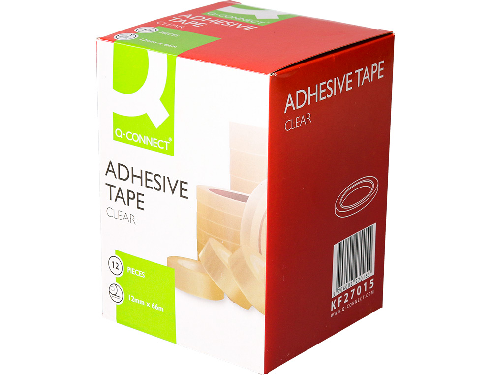 FITA ADESIVA Q-CONNECT 66 MT X 12 MM