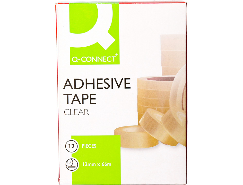 FITA ADESIVA Q-CONNECT 66 MT X 12 MM
