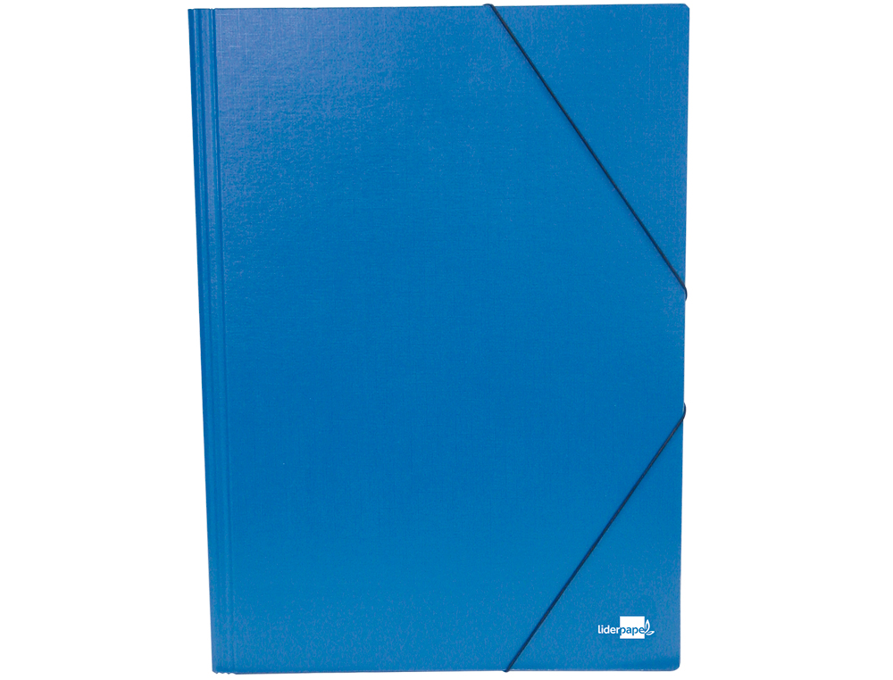 PASTA DE ELASTICOS LIDERPAPEL DIN A2 AZUL