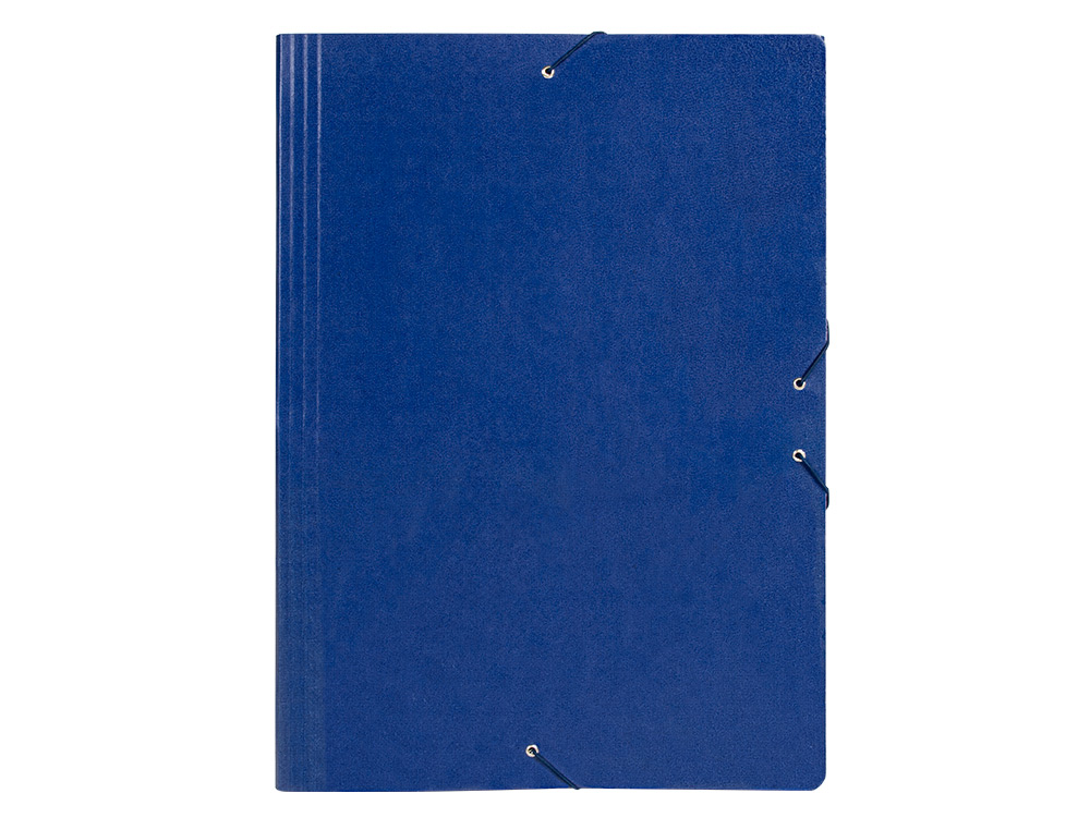 PASTA DE ELASTICOS LIDERPAPEL DIN A2 AZUL
