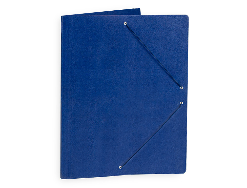 PASTA DE ELASTICOS LIDERPAPEL DIN A2 AZUL