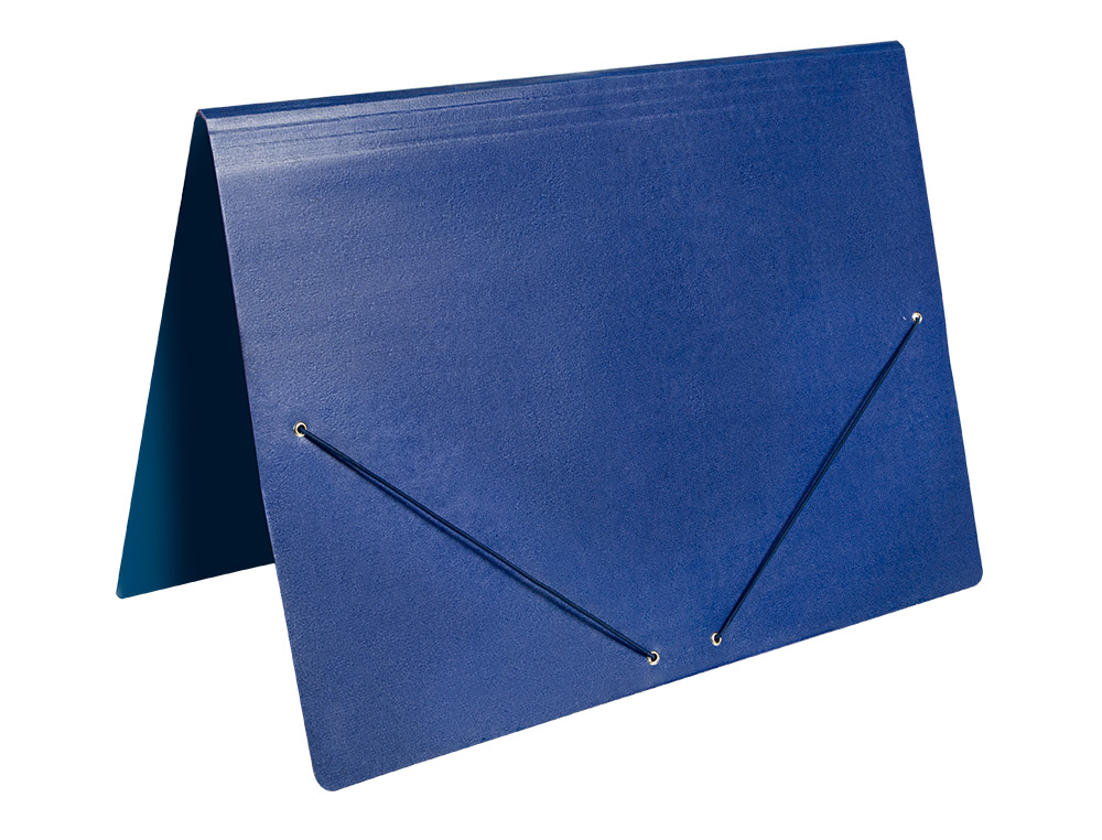 PASTA DE ELASTICOS LIDERPAPEL DIN A2 AZUL