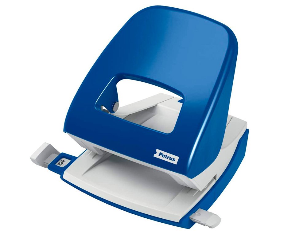 FURADOR PETRUS 62 COLOR, CAPACIDADE 20 FOLHAS - AZUL