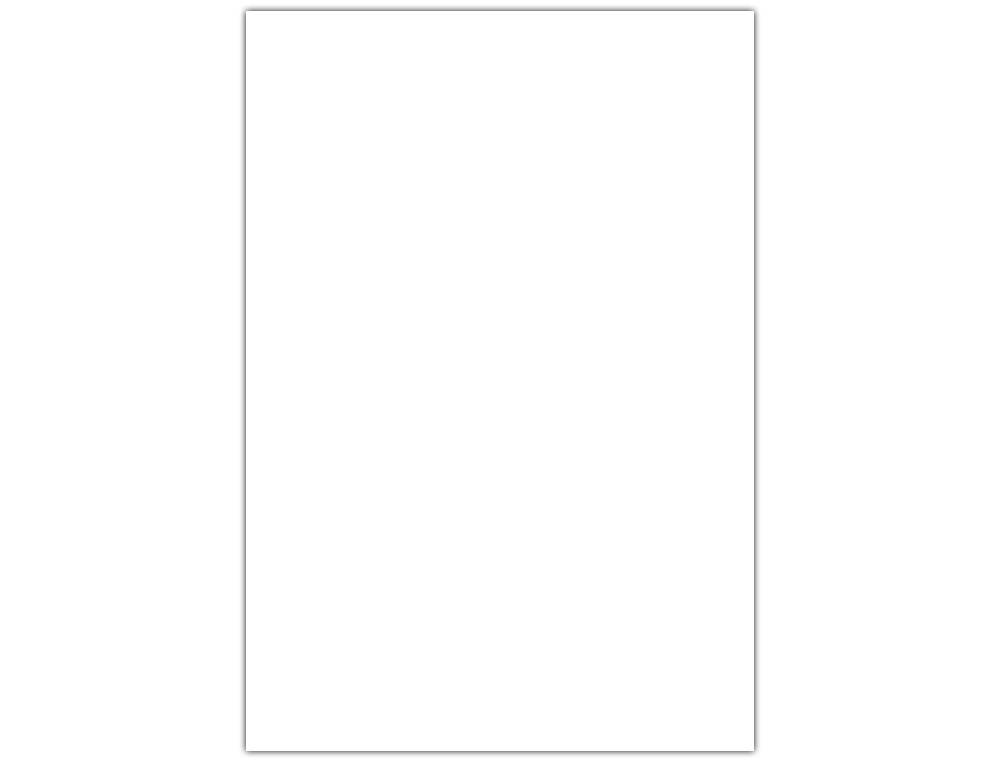 CARTOLINA LIDERPAPEL 50X65 CM 180 GR BRANCO