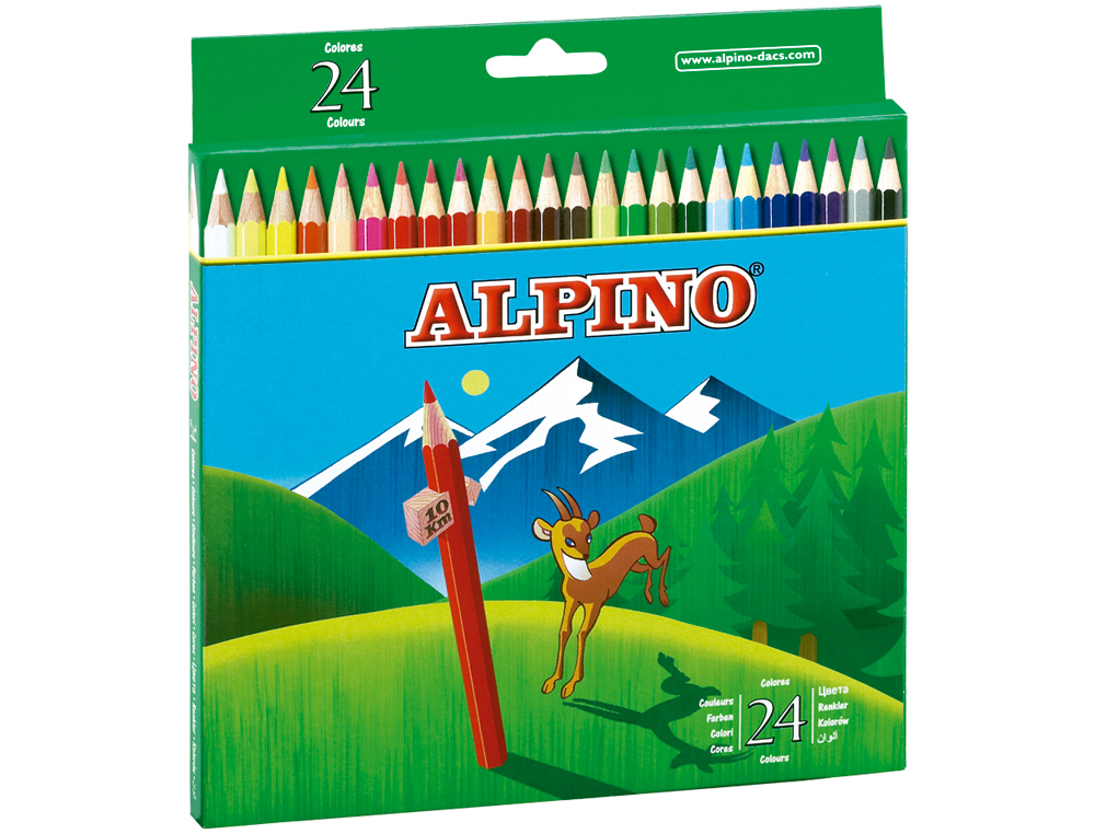 LAPIS DE CORES ALPINO. 24 UNIDADES