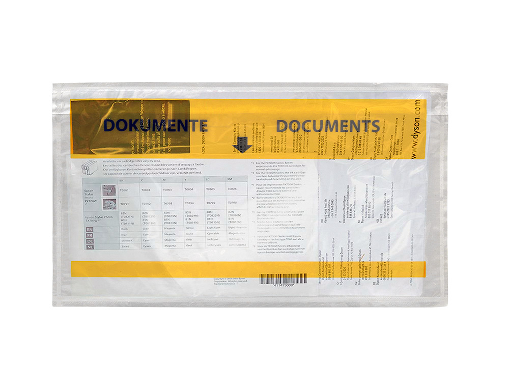 ENVELOPE AUTOADESIVO Q-CONNECT PORTA DOCUMENTOS MULTILINGUE 225X122 MM JANELA TRANSPARENTE PACK DE 100 UNIDADES