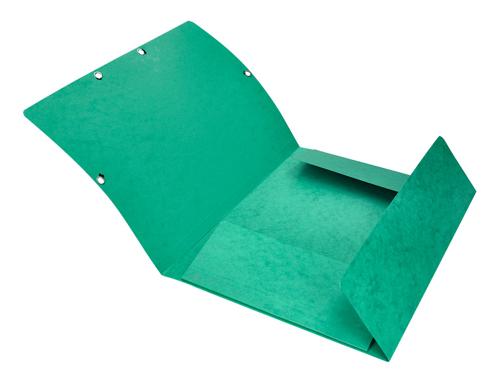 PASTA DE ELASTICOS Q-CONNECT DIN A4 COM ABAS VERDE