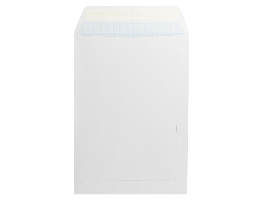 ENVELOPE LIDERPAPEL N.10 BOLSA FOLIO PROLONGADO BRANCO 250X353 MM TIRA DE SILICONE PACK DE 250 UNIDADES