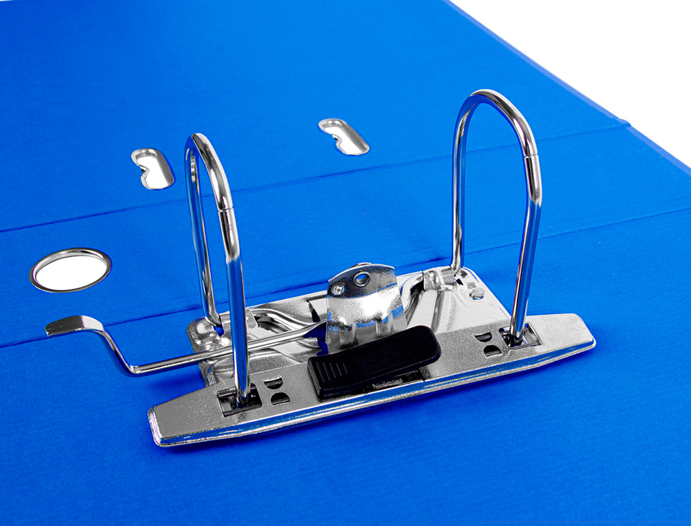 PASTA DE ARQUIVO DE ALAVANCA LIDERPAPEL DOCUMENTA PVC DIN A4 LOMBADA 75 MM AZUL