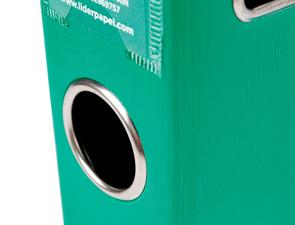 PASTA DE ARQUIVO DE ALAVANCA LIDERPAPEL DOCUMENTA PVC DIN A4 LOMBADA 52 MM VERDE