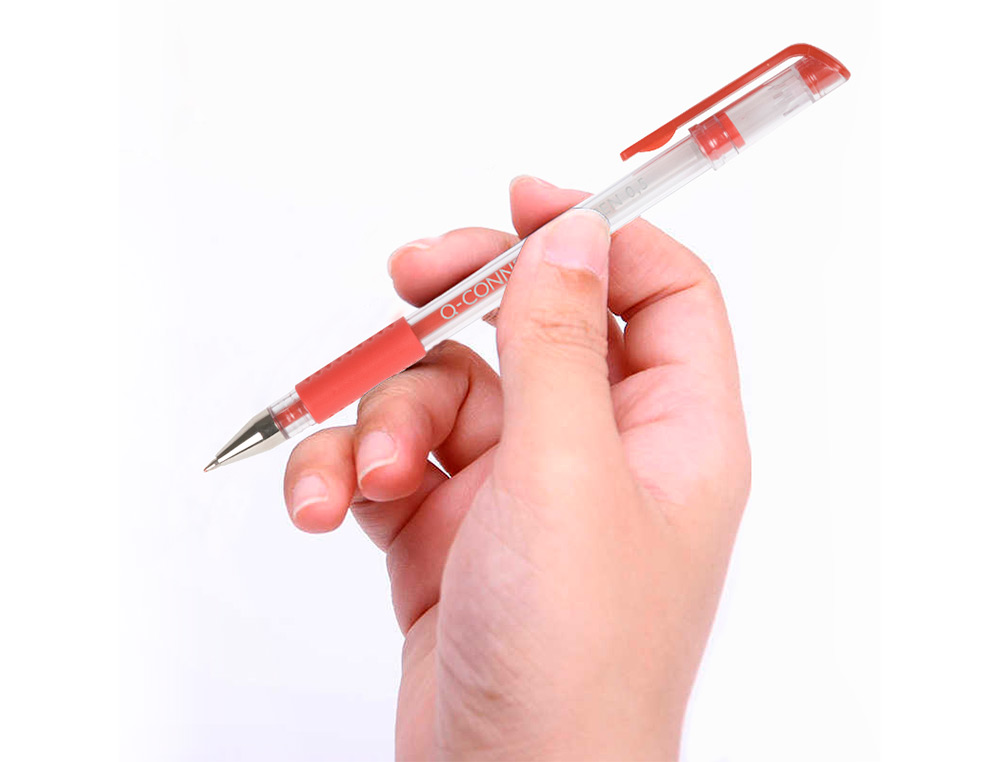 ESFEROGRAFICA Q-CONNECT TINTA GEL VERMELHO 0,7MM