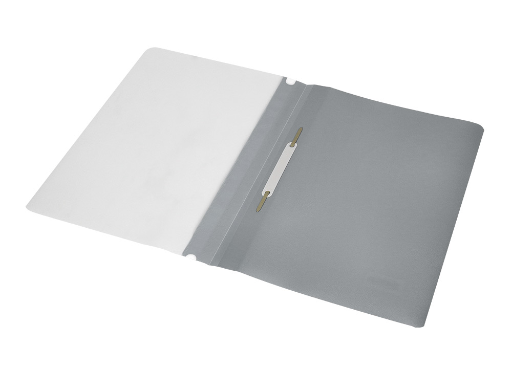 BOLSA DOSSIER Q-CONNECT FASTENER EM PLASTICO DIN A4 CINZA