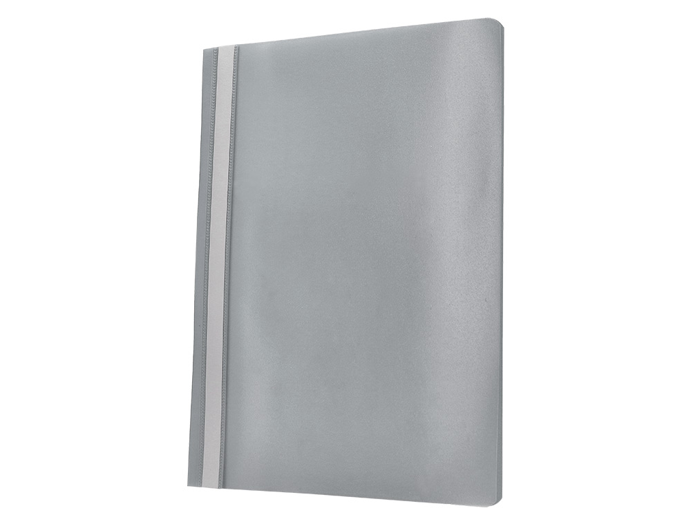 BOLSA DOSSIER Q-CONNECT FASTENER EM PLASTICO DIN A4 CINZA