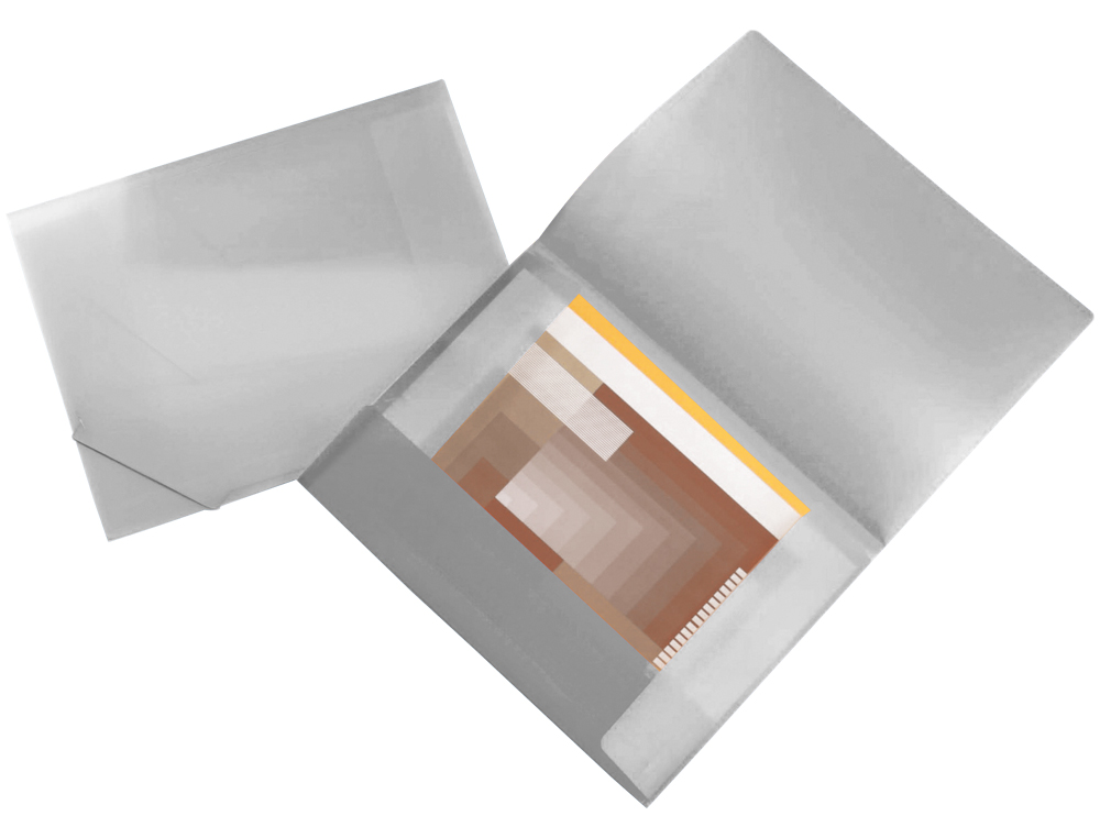 PASTA LIDERPAPEL PORTADOCUMENTOS ABAS POLIPROPILENO DIN A3 TRANSPARENTE LOMBADA FLEXIVEL