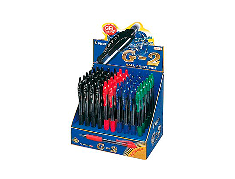 ESFEROGRAFICA PILOT G-2 PIXIE GEL RETRATIL EXPOSITOR 60 SORTIDOS