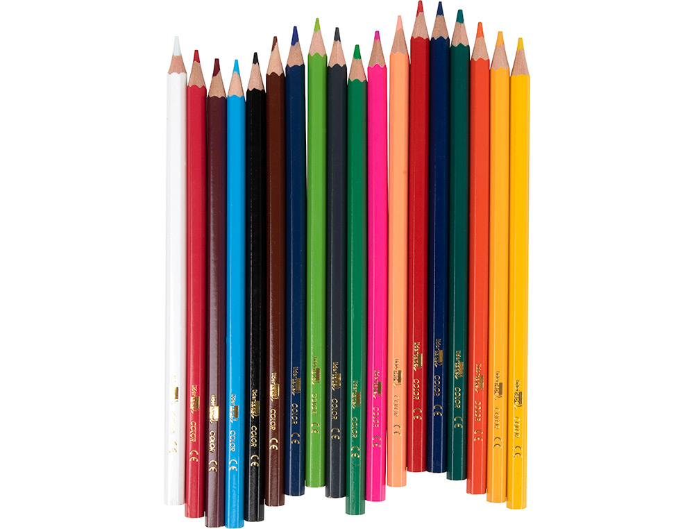 LAPIS DE COR LIDERPAPEL 18 UNIDADES