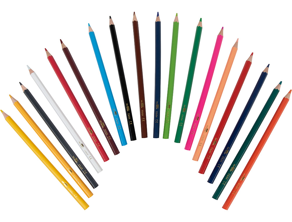 LAPIS DE COR LIDERPAPEL 18 UNIDADES