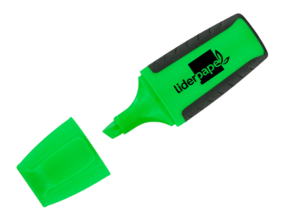 MARCADOR FLUORESCENTE LIDERPAPEL VERDE