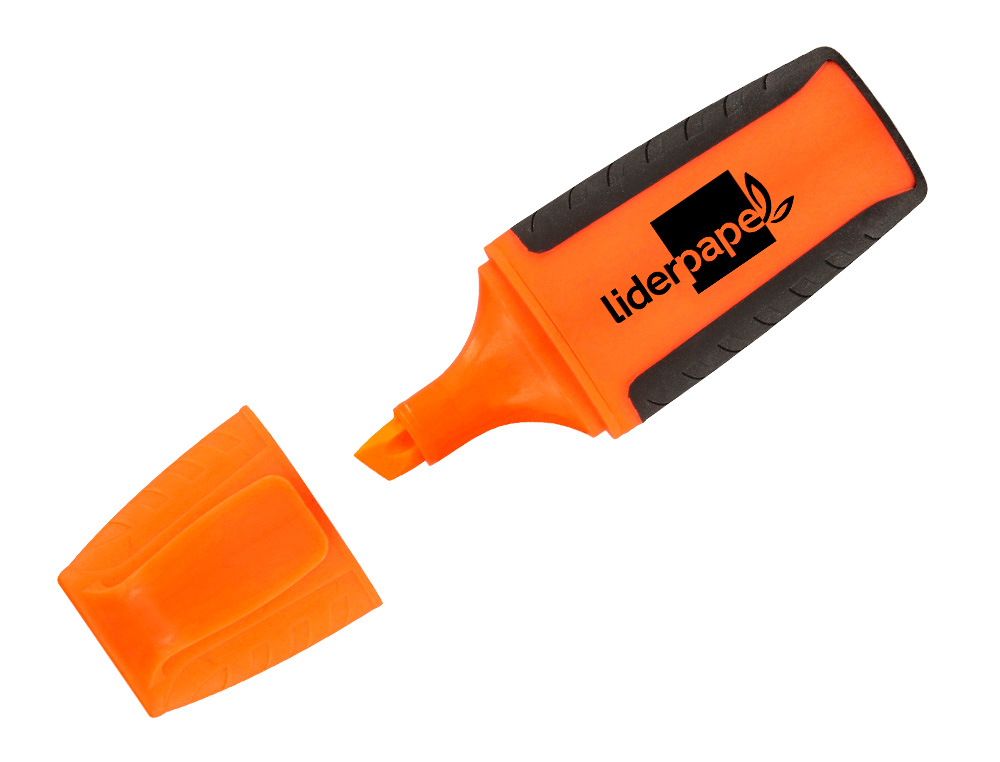 MARCADOR FLUORESCENTE LIDERPAPEL LARANJA
