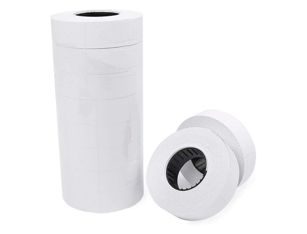 ETIQUETAS Q-CONNECT DE COR BRANCA 21X12 MM ROLO DE 1000 ETIQUETAS