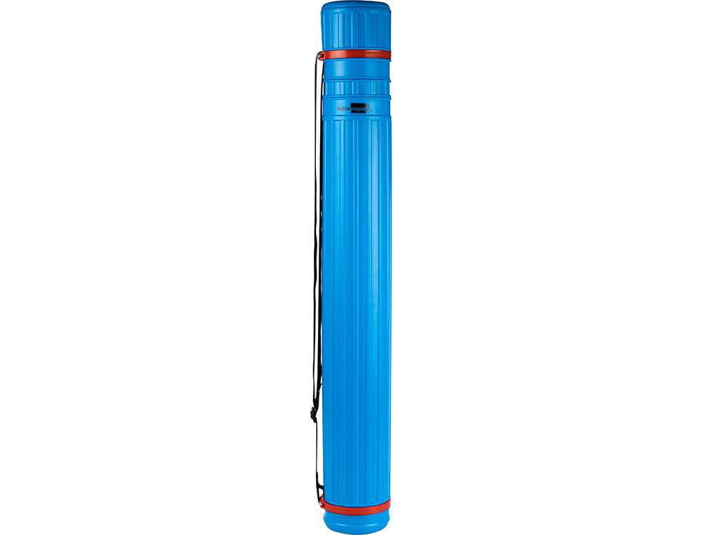 TUBO PORTA DESENHOS EXTENSIVEL 125 CM AZUL