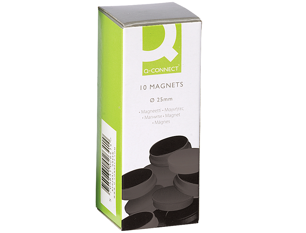 IMAN DE SINALIZACAO Q-CONNECT 2,5CM PRETO