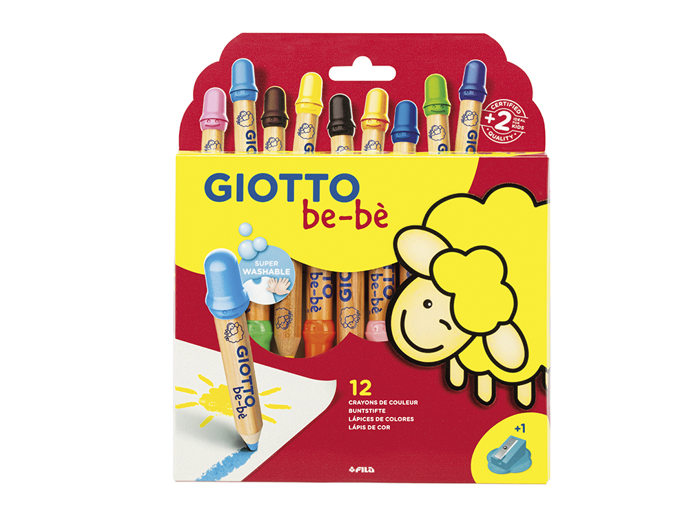 LAPIS DE COR GIOTTO BEBE 12 UNIDADES